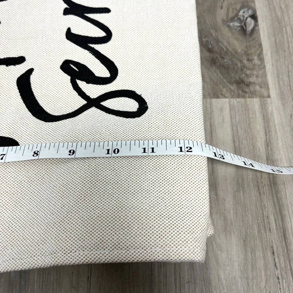 Victoria's Secret‎ Cream Canvas Logo Tote Bag One Size NWT